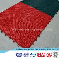 Outdoor high quality pp interlocking floor price